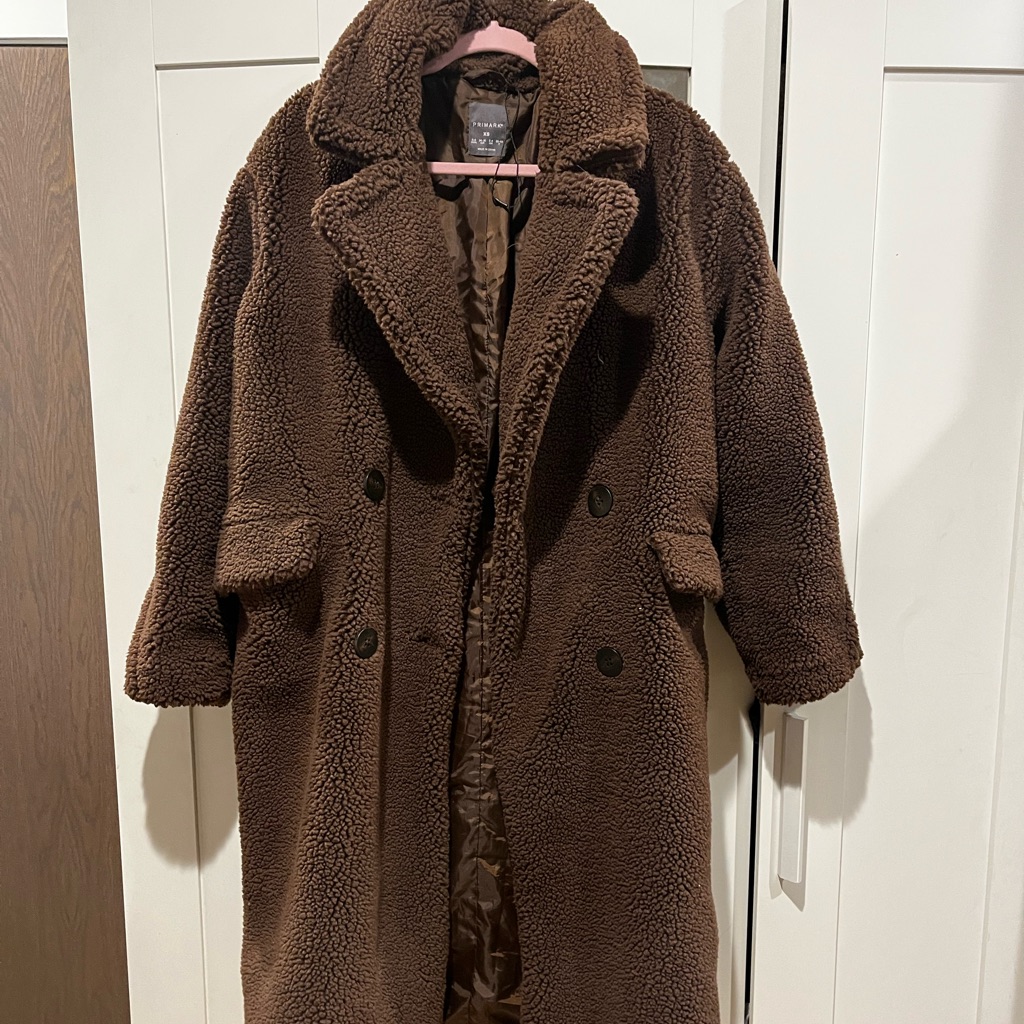 Primark Brown Teddy Coat